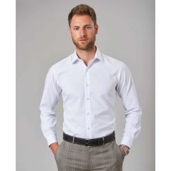 Tofino Mens Long Sleeve Shirt in White 4043