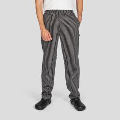 Dennys Poly Cotton Pinstripe Chefs Trousers