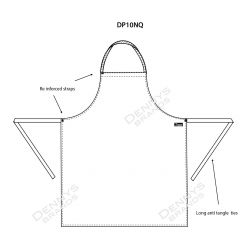 DP10NQ , bib apron , anti tangle ties