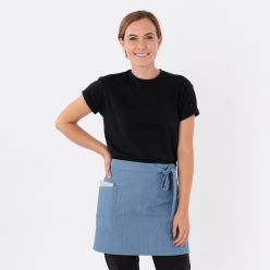 Dennys Cross Dyed Waist Apron With Side Pocket