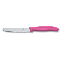 Victorinox Serrated Vegetable Knife 10cm (4") - Pink (6.7836.L115)