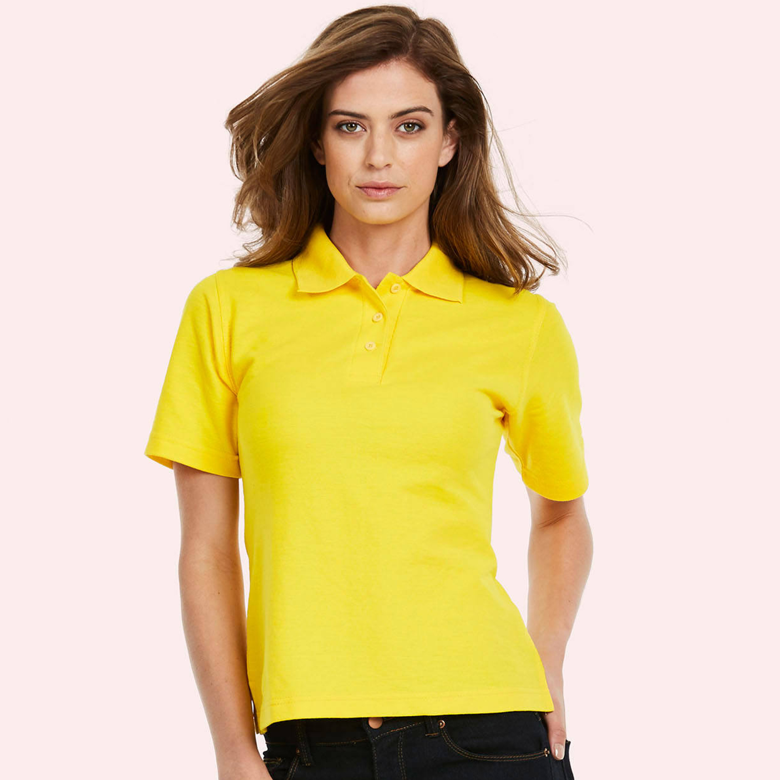 ladies navy polo shirt