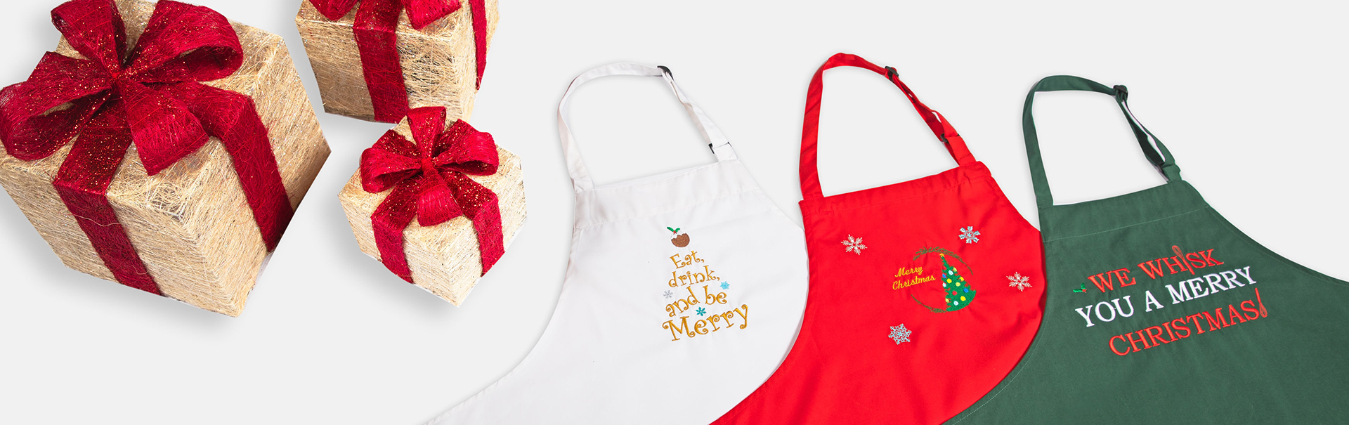 christmas aprons banner